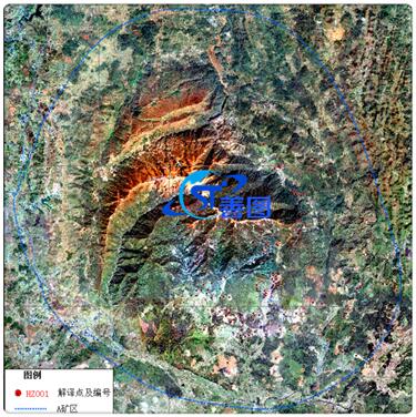 landsat-8卫星遥感影像解译数据山水林田湖环境地质调查应用