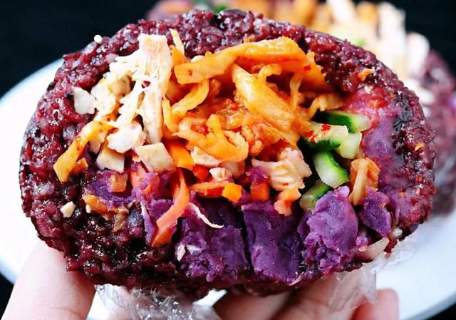 紫米时蔬饭团好吃又营养均衡的低脂减肥餐