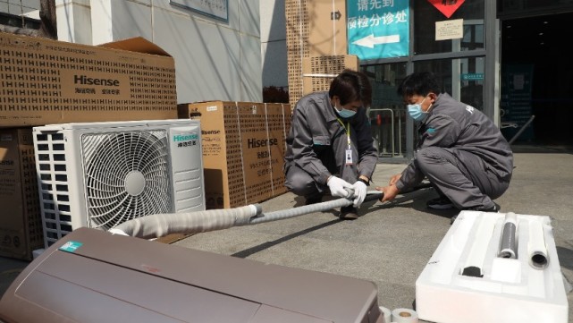 空气换新＋杀毒，山大齐鲁医院换上海信新风空调-家电圈官网