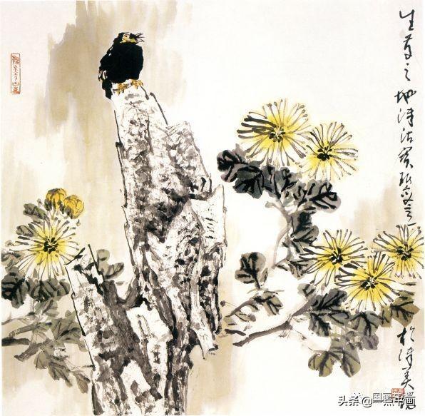 贾宝珉写意花鸟画欣赏