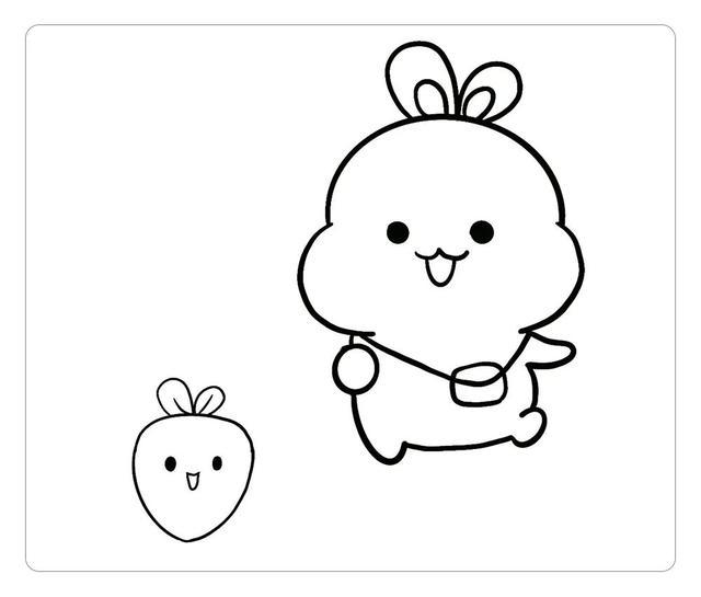 可爱的小白兔简笔画,亲子好帮手,帮孩子收藏吧【视频教程】
