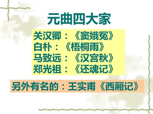 鄭光祖@一身骸骨伶人埋，《倩女離魂》驚天下