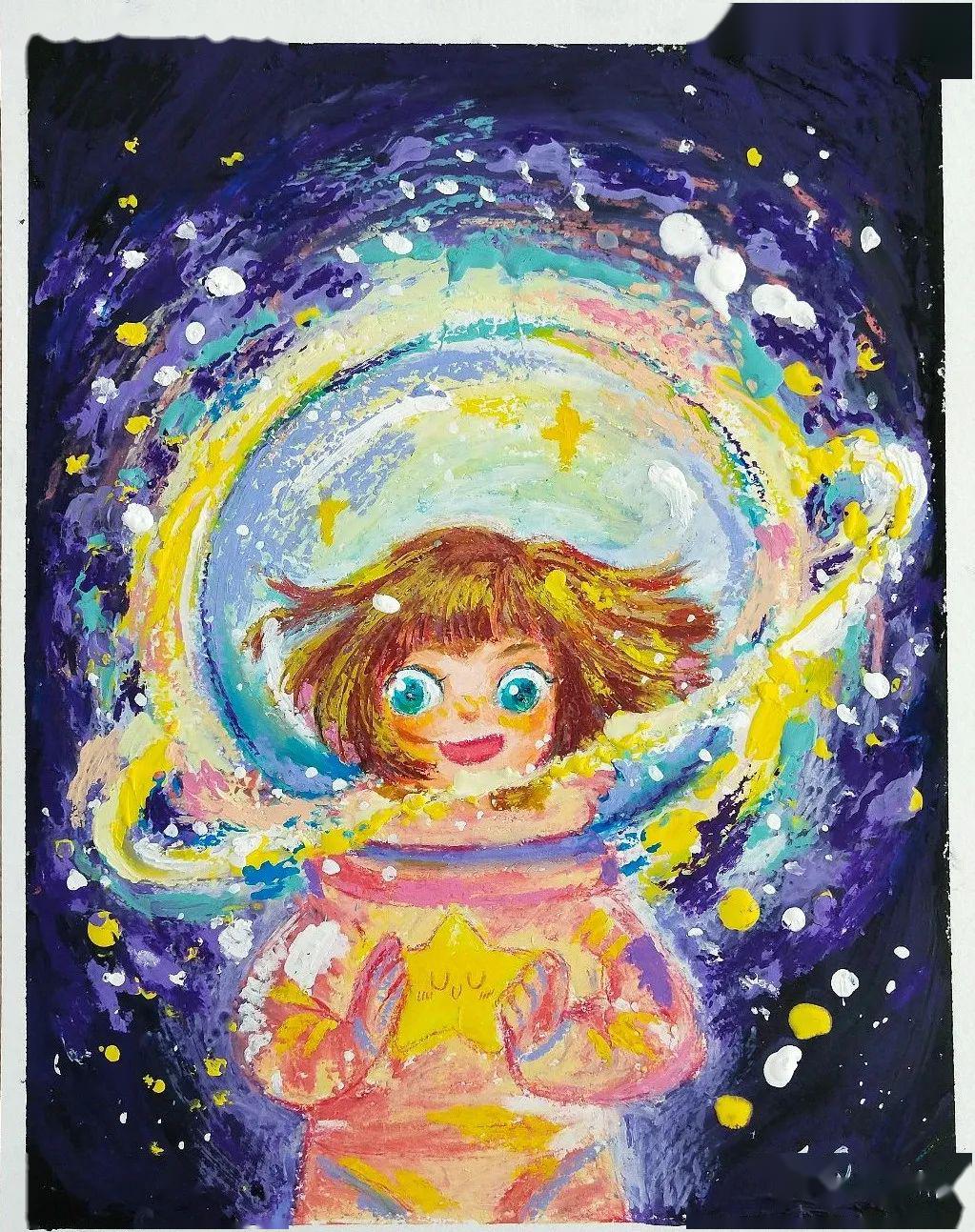目的地:你的小宇宙 | 张天奇老师的小宇宙系列油画棒和粘土作品集