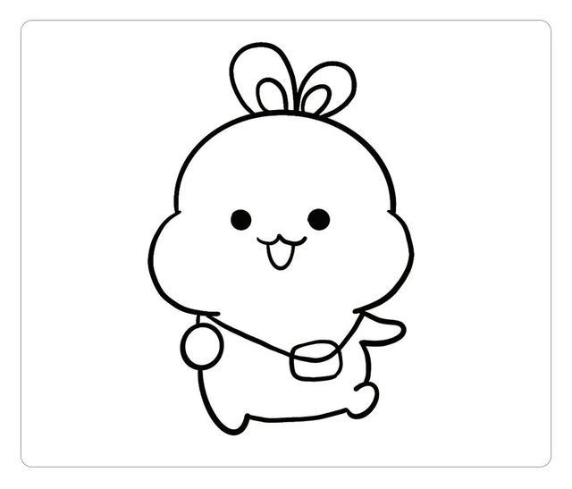 可爱的小白兔简笔画,亲子好帮手,帮孩子收藏吧【视频教程】