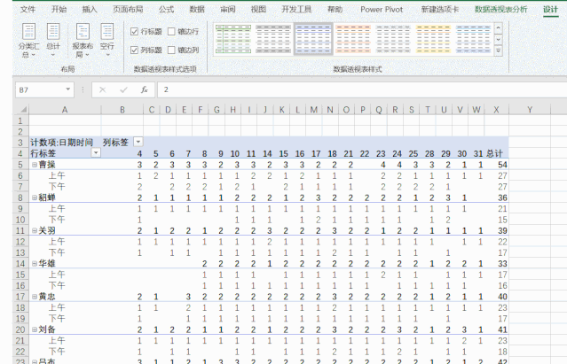 你会用excel做 考勤表 吗?