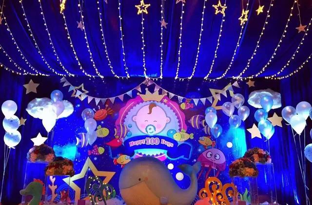 满月■孩子过满月怎么用气球布置比较好看？