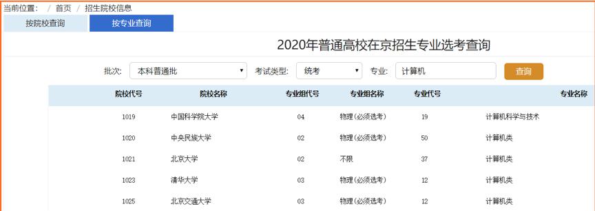 【测试】2020年北京适应性测试成绩查询入口开通!4月8日正式进行模拟志愿填报!