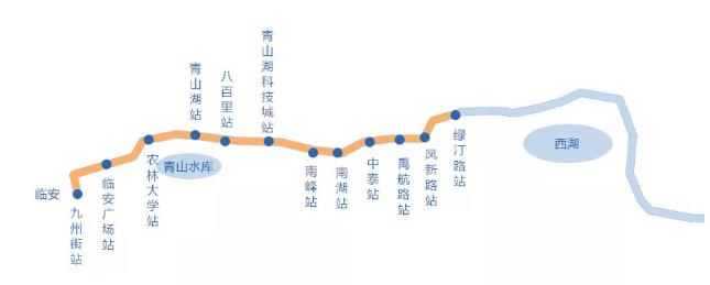 地铁16号线图 临安在售房源信息