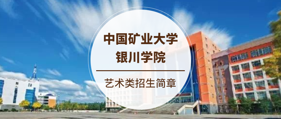 中国矿业大学银川学院2020年艺术类专业校考调整方案