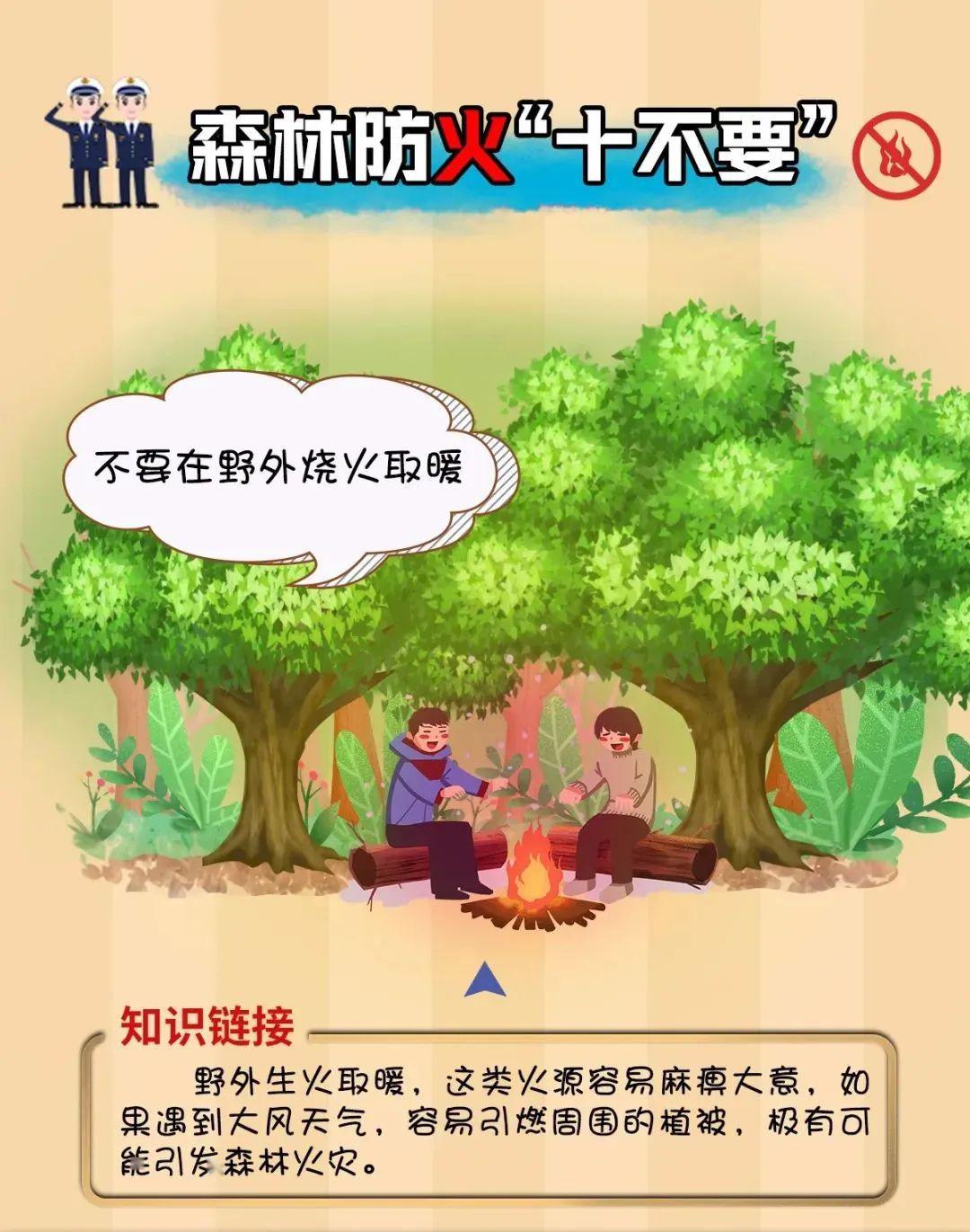 谨记:森林防火"十不要"