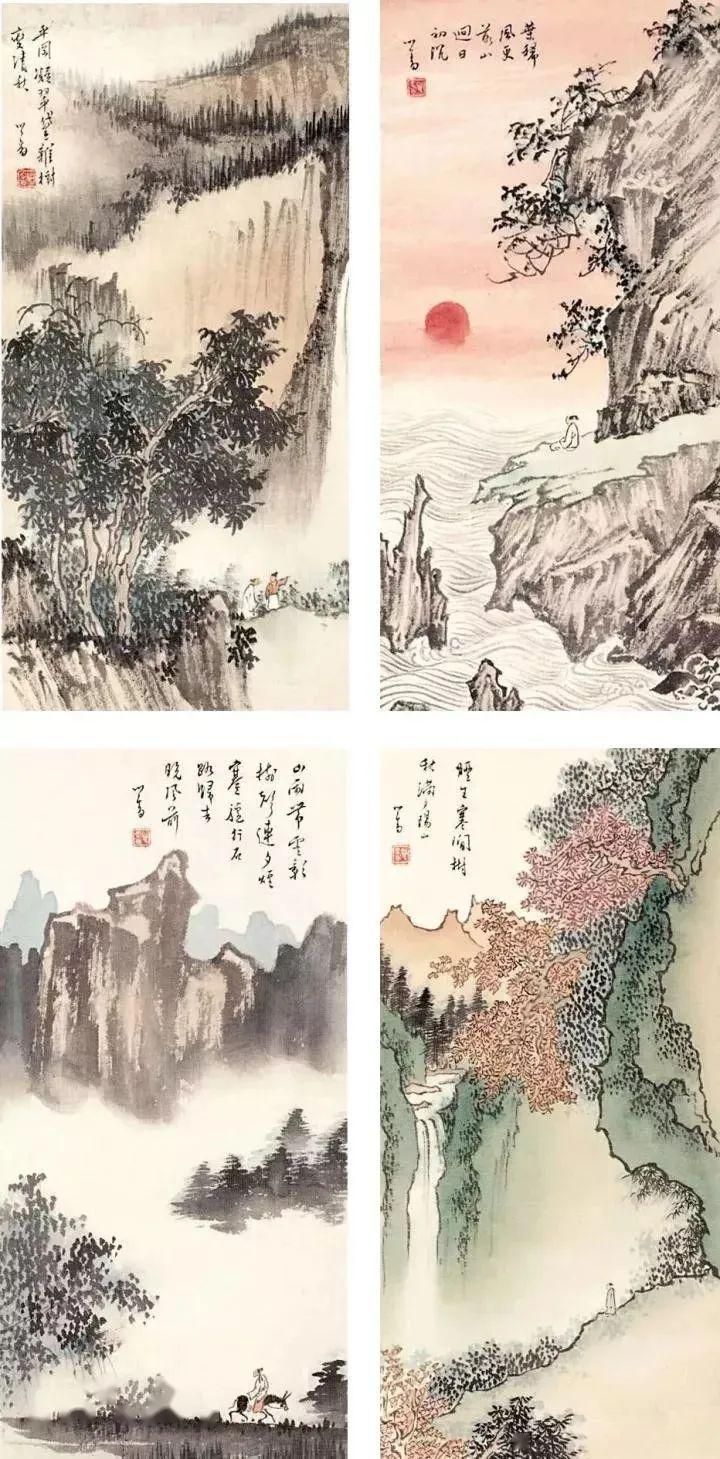 溥儒这山水画,美醉了多少人!