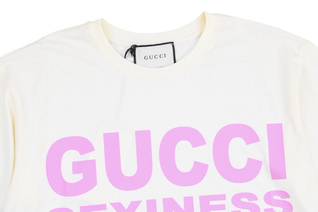 gucci20sssexiness胸前印花短袖