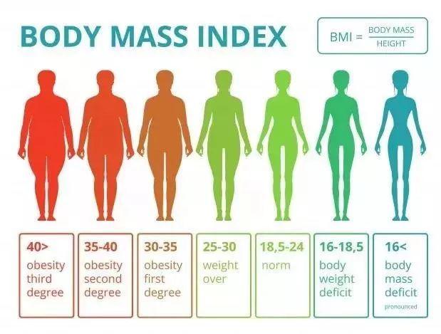 2020最新男女标准体重自查表你看还是不看
