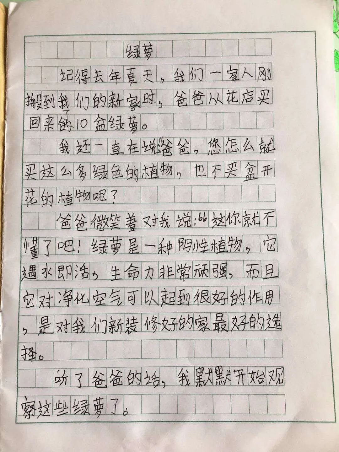 停课不停学香河富力乐英实验学校网络教学之三年级作文课