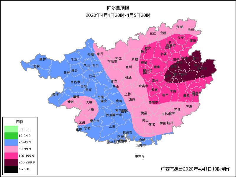 未来几天广西大部地区有雨,桂林主要河流水位将上涨2~5米!