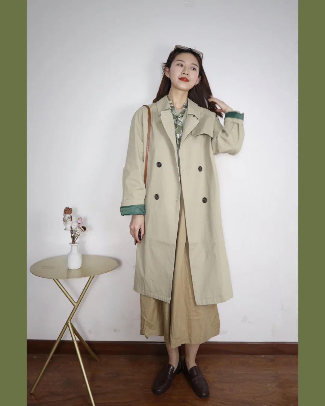 第十期穿搭 | 我的绿色系衣服合集_风衣