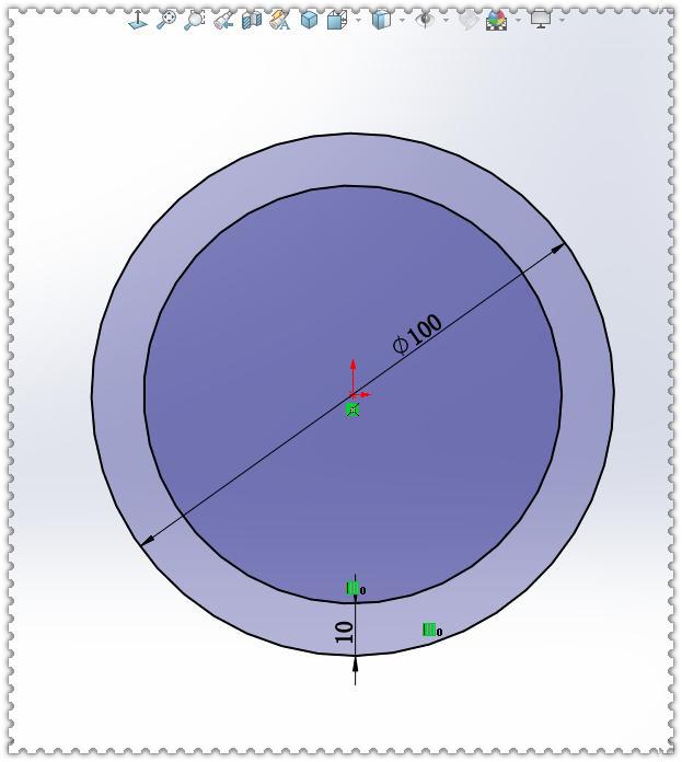 用solidworks画一个弹簧片,此图用抽壳会非常简单