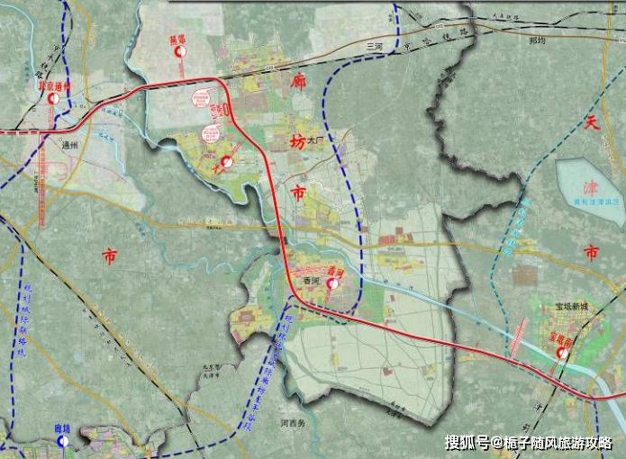 原创河北省香河县未来的枢纽火车站香河站