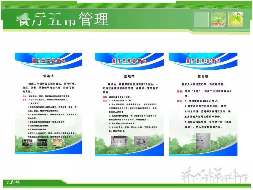 物业餐厅五常管理(ppt)
