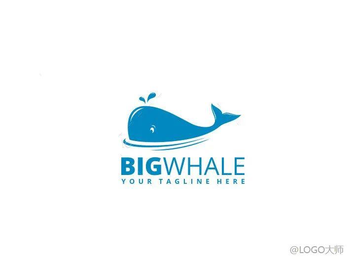 鲸鱼主题logo设计合集鉴赏