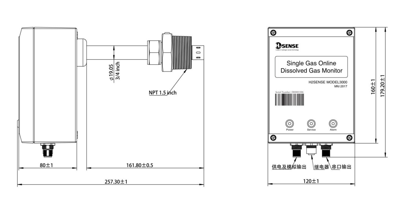 油气分离|变压器油中溶解氢（微水）在线监测装置