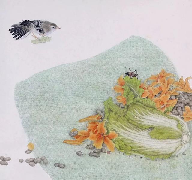 「津门网」李紫玉唯美细腻的花鸟画作品_工笔画