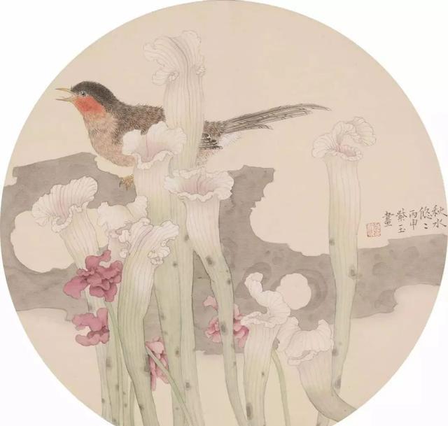 「津门网」李紫玉唯美细腻的花鸟画作品_工笔画