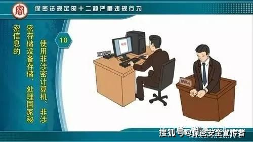 10,使用非涉密计算机,非涉密存储设备存储,处理国家秘密信息.