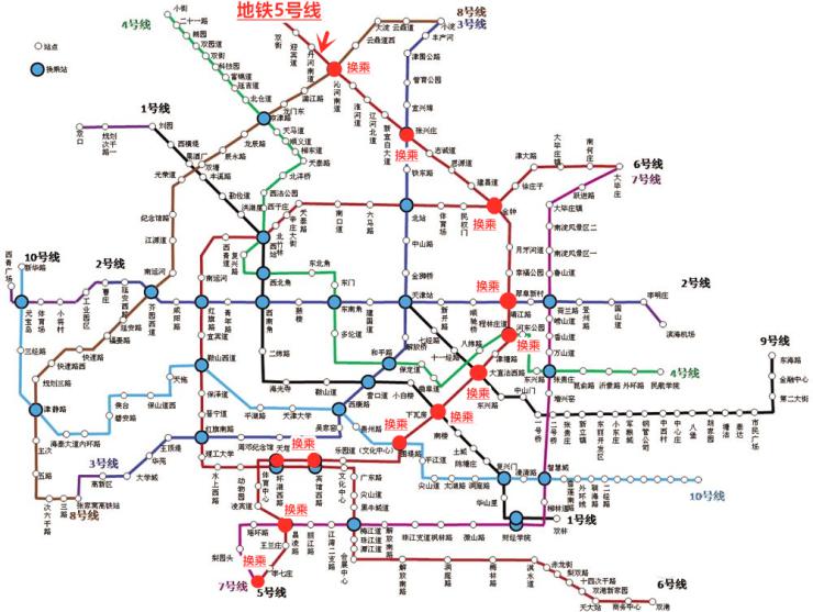 深扒天津地铁"换乘王"5号线,竟有这么多站点藏着"宝藏"楼盘