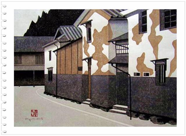 日本近代版画大师斋藤清的风景版画欣赏