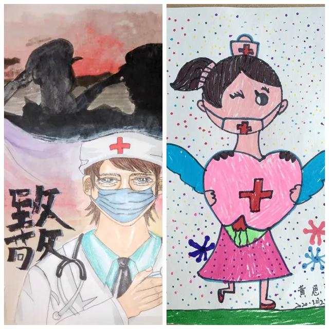 小花盛开携全体学员以画献爱致敬最美逆行者