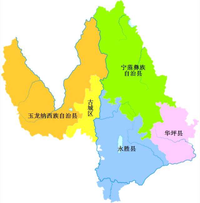 丽江市各区县,城区面积排名,最大县城就在市区,你的家乡第几?