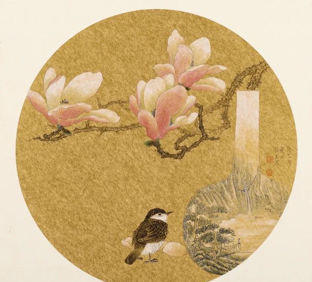 「津门网」李紫玉唯美细腻的花鸟画作品_工笔画