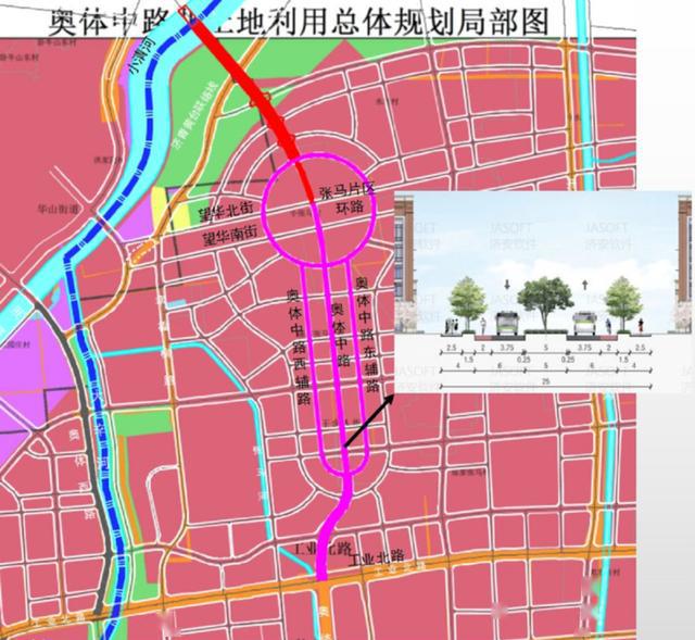 济南奥体中路北延规划批前公示!奥体西路也将有新变 