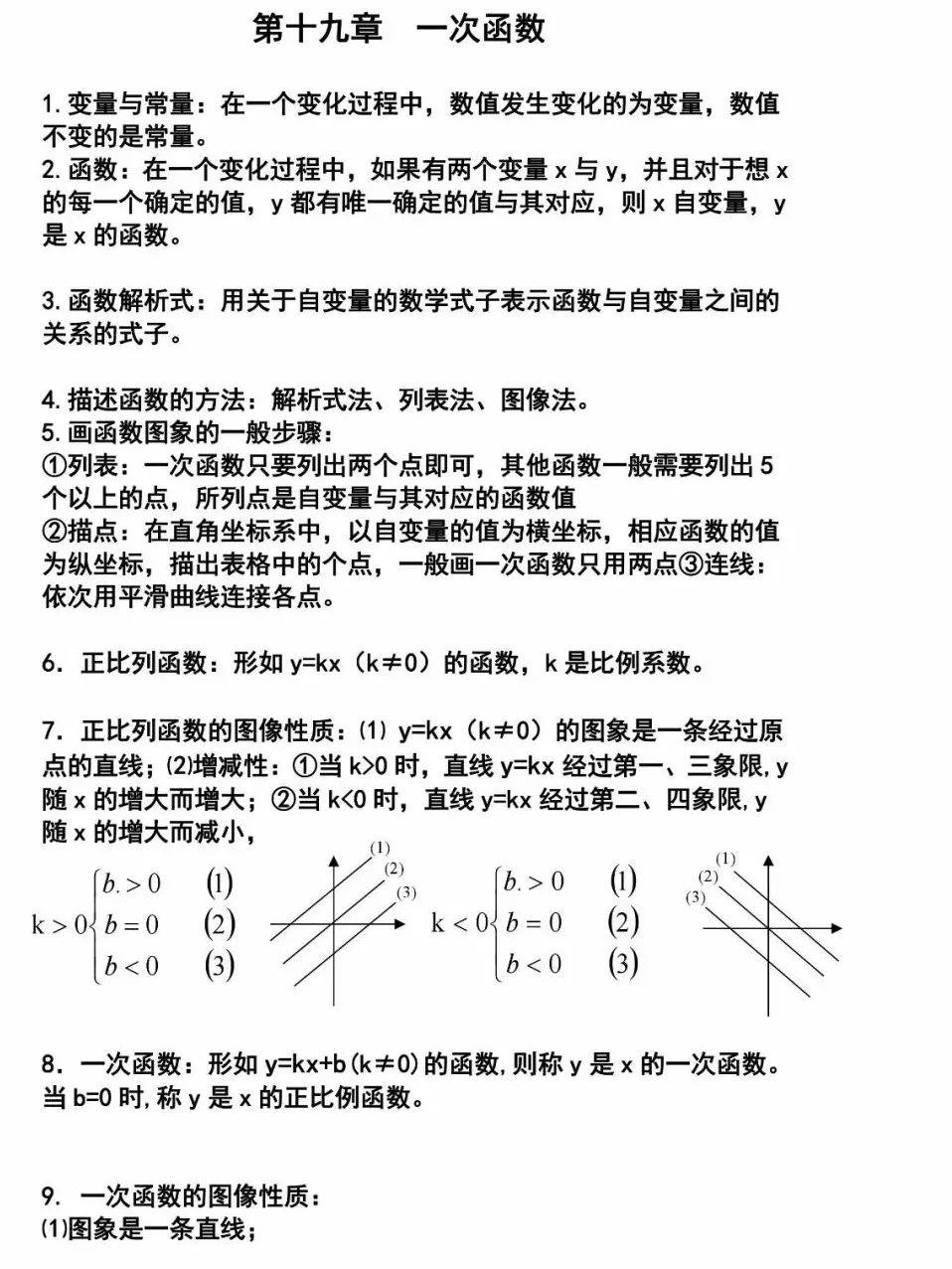 人教版八年级数学下册全册知识点梳理