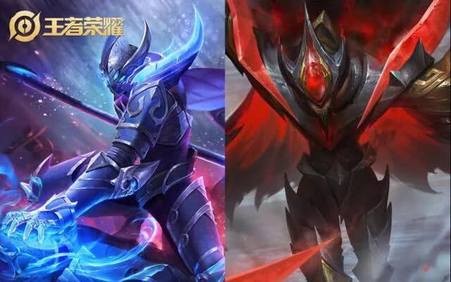 王者荣耀:s19赛季新皮肤免费得假面骑士"白起"黑化后风格对比