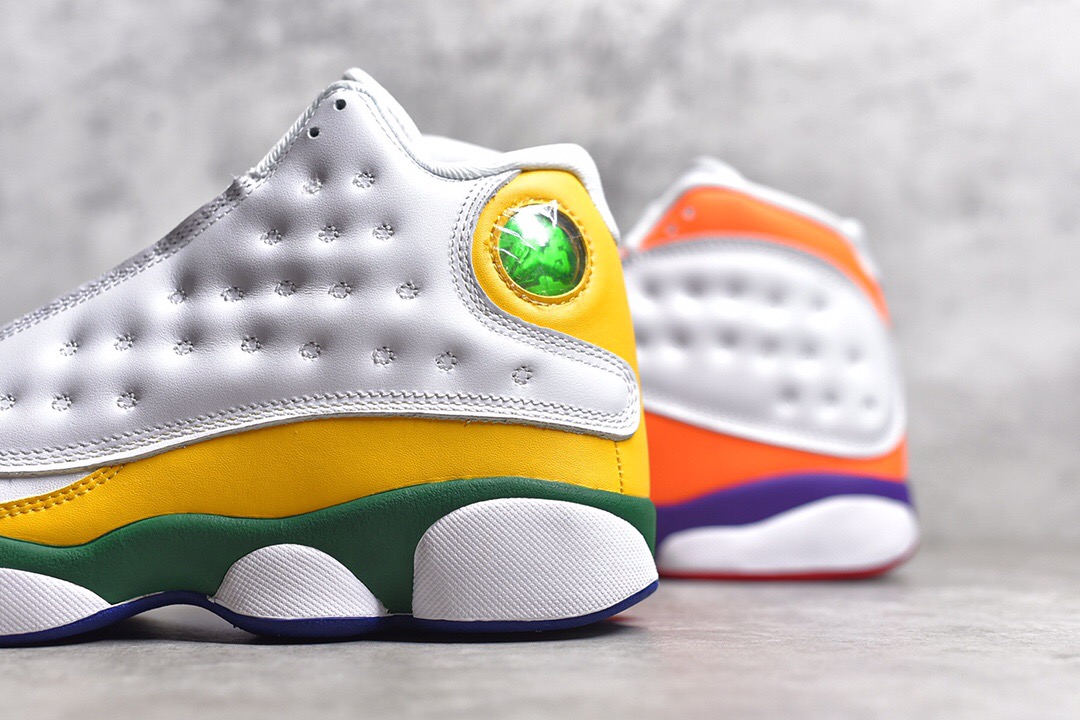 aj13乔丹airjordan13playgroundgs橙黄鸳鸯撞色球鞋