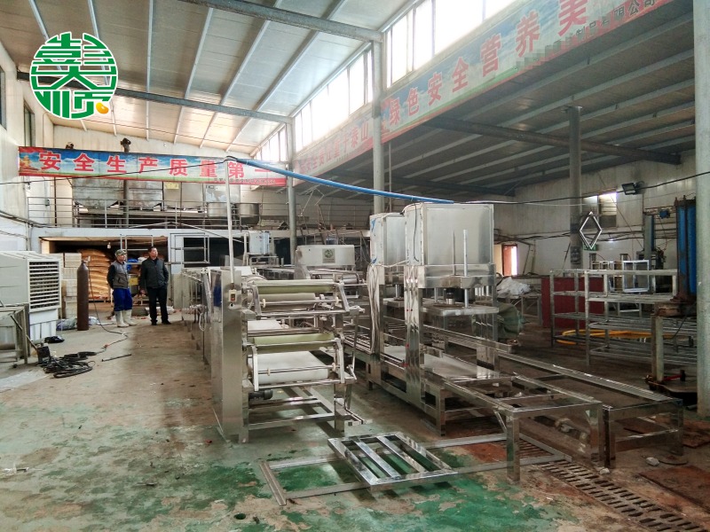 旺季|宁夏全自动豆腐皮机客户，旺季来临订购专业设备