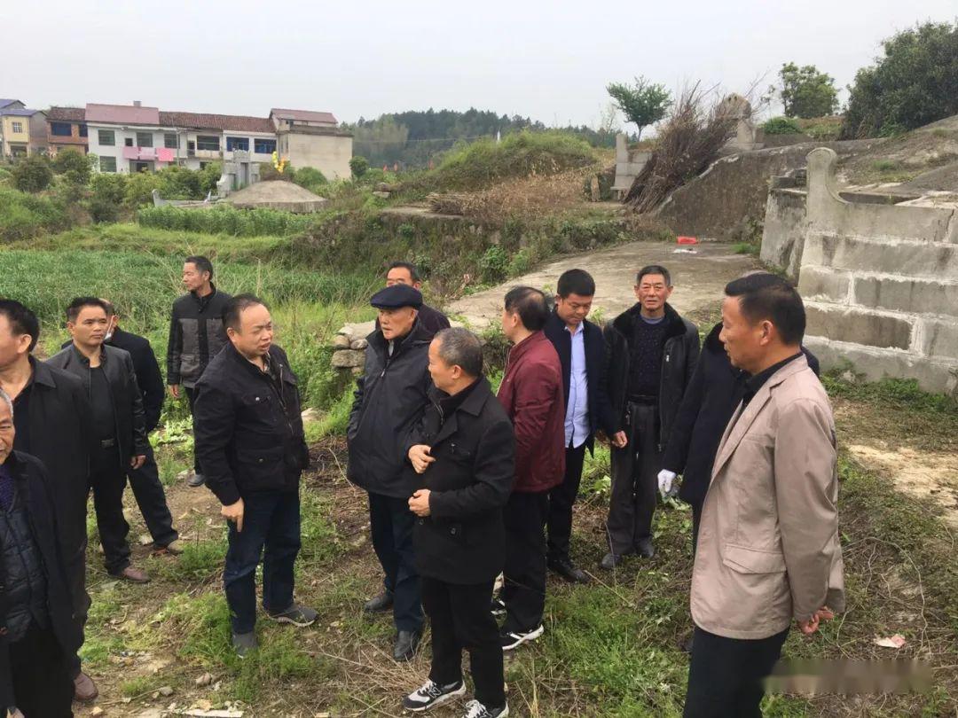 在岳阳县月田镇祭扫许文开墓在岳阳县月田镇祭扫汪老太君陈老太君墓