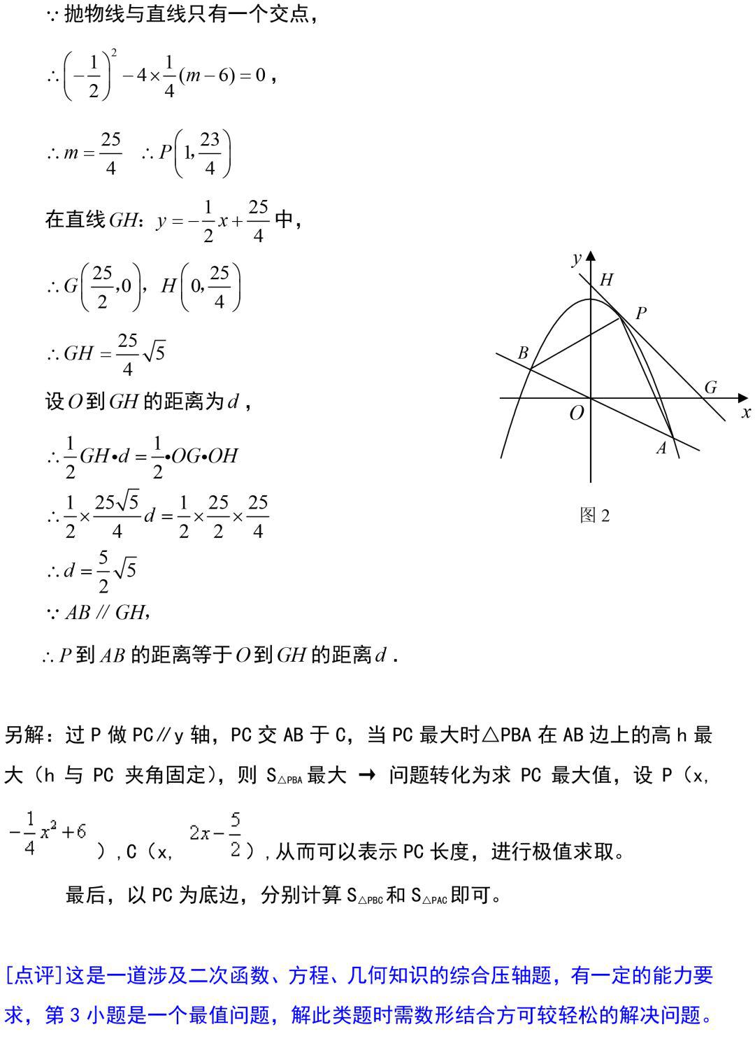 初中数学《二次函数》解题技巧和典型题型总结