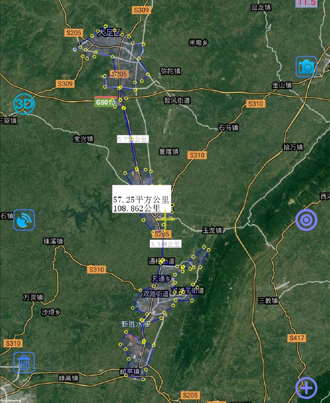 重庆市12县26区,建成区面积统计,一个区比肩一个地级市,上篇