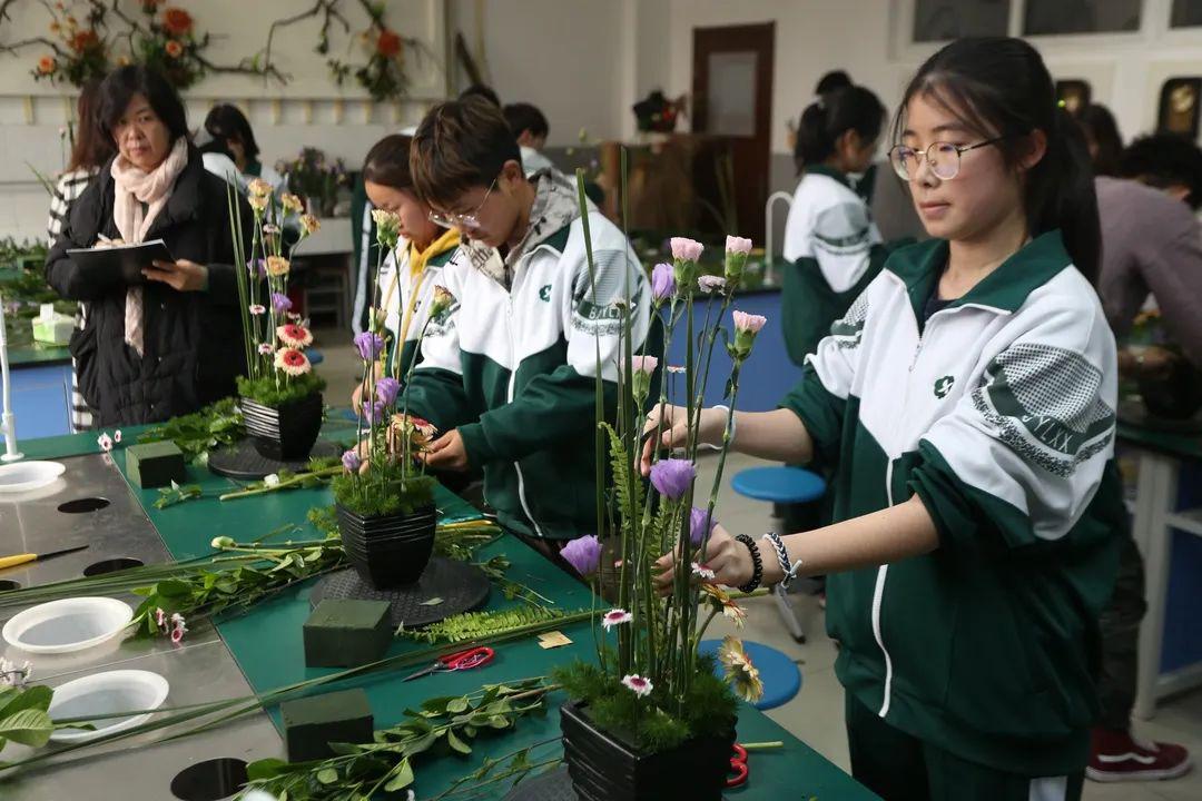 北京市园林学校莫负春光正好时共舞青春追华裳