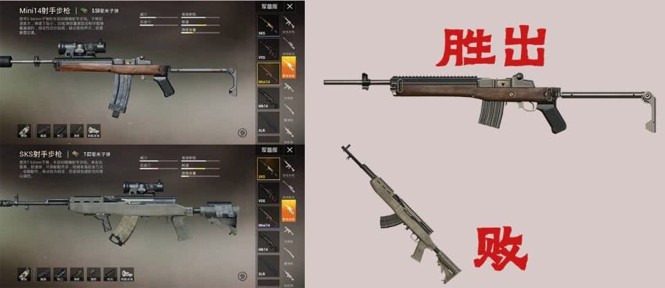 mini14和sks射手步枪这两把射手