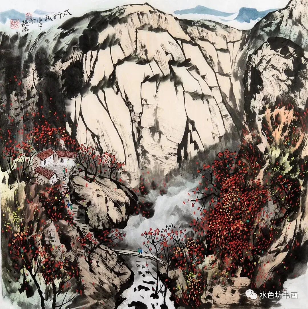 画家专栏 │刘燕声——玩转笔墨 全新山石画法大师
