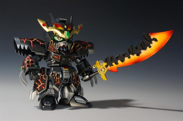 『工作量』根大木秀：SD 三国创杰传 董卓 熔岩配色，