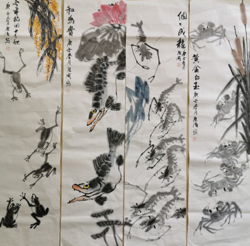 中国实力派花鸟画家王庆涛国画作品欣赏