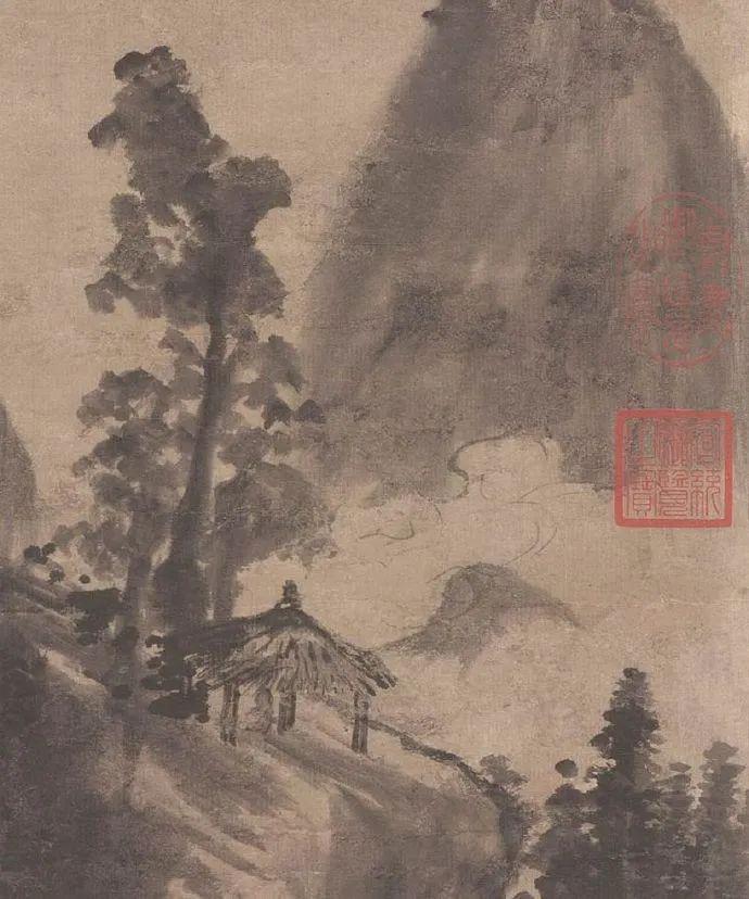 (是幅款题「醉后纵笔写之,赠李子高道友,画名来自李子高的字号,可谓