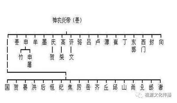 中国姓氏起源及发展历程