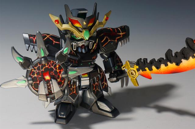 『工作量』根大木秀：SD 三国创杰传 董卓 熔岩配色，