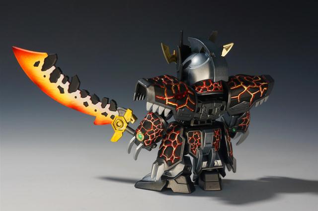 『工作量』根大木秀：SD 三国创杰传 董卓 熔岩配色，